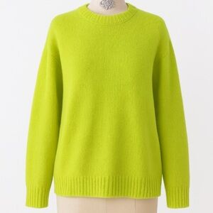 OttodÀme Neon Yellow Mohair Blend Crewneck Sweater Size 10 Excellent Condition!
